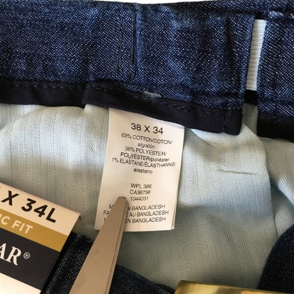 NWT 38 Haggar Flat Front Classic Fit Denim pants - Picture 12 of 12